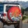 Octopus Eating Ramen Japanese Great Waves Crimson Sun - Ocean Lover Gift Spare Tire Cover - 3