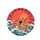 Octopus Eating Ramen Japanese Great Waves Crimson Sun - Ocean Lover Gift Spare Tire Cover - 4