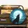 Howling Black Wolf Full Moon Stars Night Sky Winter Trees - Nature Lover Gift Spare Tire Cover - 2
