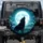 Howling Black Wolf Full Moon Stars Night Sky Winter Trees - Nature Lover Gift Spare Tire Cover - 1