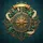 Ornate Golden Compass Rose Botanical Cartography - Outdoor Adventure Lifestyle Gift Spare Tire Cover - 6