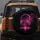 Magenta Over-Ear Headphones Musical Notes Equalizer Sound Waves - Audio Enthusiast Gift Spare Tire Cover - 5