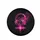 Magenta Over-Ear Headphones Musical Notes Equalizer Sound Waves - Audio Enthusiast Gift Spare Tire Cover - 4