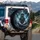 Weathered Astronaut Galactic Expanse Cosmic Coral - Explorer Gift for Sci-Fi Fan Spare Tire Cover - 3