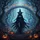 Mysterious Witch Glowing Jack-o'-Lanterns Rainbow Forest - Halloween Party Decor Gift Spare Tire Cover - 6