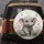 Charming Plump Baby Elephant Wildflowers Butterflies - Outdoor Vehicle Decor Gift Spare Tire Cover - 5