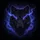 Black Wolf Head Glowing Electric Blue Purple Eyes Mystical Smoke Energy Scene - Wildlife Lover Gift Spare Tire Cover - 6
