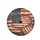 Vintage American Flag Stars Distressed - Independence Day Gift for Veterans Spare Tire Cover - 4