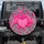 Hot Pink Leopard Heart Zebra Stripes - Everyday Vehicle Decor Spare Tire Cover - 1