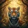 Golden Hour Bengal Tiger Tropical Jungle - Home Decor Gift for Tiger Lover Spare Tire Cover - 6
