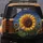 Sunflowers Twilight Sky - Botanical Home Decor Gift for Garden Lover Spare Tire Cover - 5