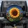 Sunflowers Twilight Sky - Botanical Home Decor Gift for Garden Lover Spare Tire Cover - 1