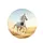 Majestic White Horse Galloping Golden Grassland - Wildlife Lover Gift Spare Tire Cover - 4