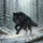 Majestic Black Wolf Golden Eyes Snow Covered Winter Forest - Wildlife Lover Gift Spare Tire Cover - 6