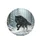 Majestic Black Wolf Golden Eyes Snow Covered Winter Forest - Wildlife Lover Gift Spare Tire Cover - 4