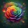 Rainbow Rose Water Droplets Opulent Floral Field - Garden Lover Gift Spare Tire Cover - 6