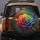 Rainbow Rose Water Droplets Opulent Floral Field - Garden Lover Gift Spare Tire Cover - 5