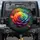 Rainbow Rose Water Droplets Opulent Floral Field - Garden Lover Gift Spare Tire Cover - 1