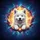 Joyful White Puppy Cosmic Nebula Fracture - Wildlife Lover Gift for Dog Owners Spare Tire Cover - 6