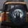 Gothic Cathedral Spire Full Moon Celestial Clouds - Gothic Fantasy Lover Gift Spare Tire Cover - 5