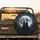Gothic Cathedral Spire Full Moon Celestial Clouds - Gothic Fantasy Lover Gift Spare Tire Cover - 2
