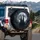 Gothic Cathedral Spire Full Moon Celestial Clouds - Gothic Fantasy Lover Gift Spare Tire Cover - 3