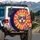 Labrador Retriever Sunglasses Radial Sunburst - Dog Lover Outdoor Auto Gift Spare Tire Cover - 3