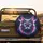 Cosmic Cat Head Black Glasses Energy Bursts - Everyday Use for Cat Lovers Spare Tire Cover - 2