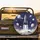 Rocket Ship Planets Moon Celestial - Outer Space Adventure Gift Spare Tire Cover - 2