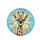 Giraffe Head Sunglasses Polka Dots - Travel Essential for Wildlife Lovers Spare Tire Cover - 4