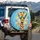 Giraffe Head Sunglasses Polka Dots - Travel Essential for Wildlife Lovers Spare Tire Cover - 3