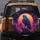 Electric Blue Eagle Moon Mountain Cosmic Sky - Wildlife Lover Gift Spare Tire Cover - 5