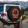 Flaming Skull Firefighter Helmet - First Responder Appreciation Gift for Fire Station Crew Members Spare Tire Cover - 3