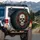 Skull Gold Cross Poppy Sunburst - Vehicle Decor Gift Spare Tire Cover - 3