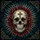 Skull Gold Cross Poppy Sunburst - Vehicle Decor Gift Spare Tire Cover - 6