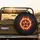 Ancient Pentagram Arcane Script Swirling Flames Smoke Embers Cosmic Void - Home Decor Gift Spare Tire Cover - 2