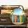 Vintage Surfboards Coconut Palm Tropical Beach Scene - Beach Lover Gift Spare Tire Cover - 2