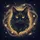 Black Cat Galaxies Night Sky - Cat Lover Home Decor Gift Spare Tire Cover - 6