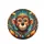 Monkey Face Broad Leaves Feathery Leaves Jungle Vines Berries - Wildlife Lover Gift Spare Tire Cover - 4