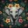 Baby Elephant Lush Tropical Jungle Floral Display - Wildlife Lover Gift Spare Tire Cover - 6