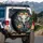 Baby Elephant Lush Tropical Jungle Floral Display - Wildlife Lover Gift Spare Tire Cover - 3