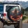 Roaring Tiger Volcanic Landscape - Wildlife Lover Gift Spare Tire Cover - 3