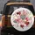 Deep Red Pink Gold Black Layered Hearts Stars - Vehicle Decor Gift Spare Tire Cover - 5