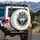 Wolf Head Evergreen Wilderness - Wildlife Lover Gift Spare Tire Cover - 3