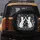 High-Fiving White Silhouette Outline Cats Paw Prints Yarn Balls - Cat Lover Home Decor Gift Spare Tire Cover - 5