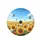 Blooming Sunflowers White Daisies Butterflies Blue Sky - Farmhouse Decor for Garden Lover Spare Tire Cover - 4