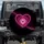 Concentric Glowing Neon Heart Tunnel Pink Magenta Light Streaks - Car Accessory Gift Spare Tire Cover - 1