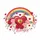 Rainbow Golden Heart Padlock Love Letters Floral - Valentine's Day Gift Spare Tire Cover - 6
