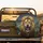 Realistic Lion Head Roaring Savanna Twilight Acacia - Wildlife Lover Gift Spare Tire Cover - 2