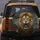 Realistic Lion Head Roaring Savanna Twilight Acacia - Wildlife Lover Gift Spare Tire Cover - 5